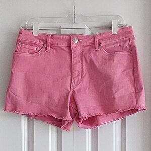 Candace Cameron Bure Pink Denim Shorts Women's Size 12P